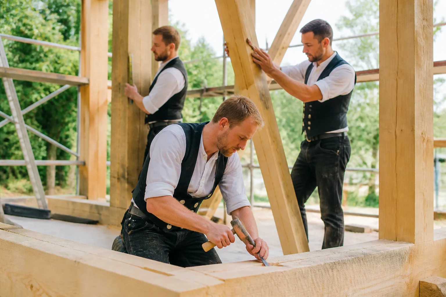 Dachstühle, Innenausbau und Restauration